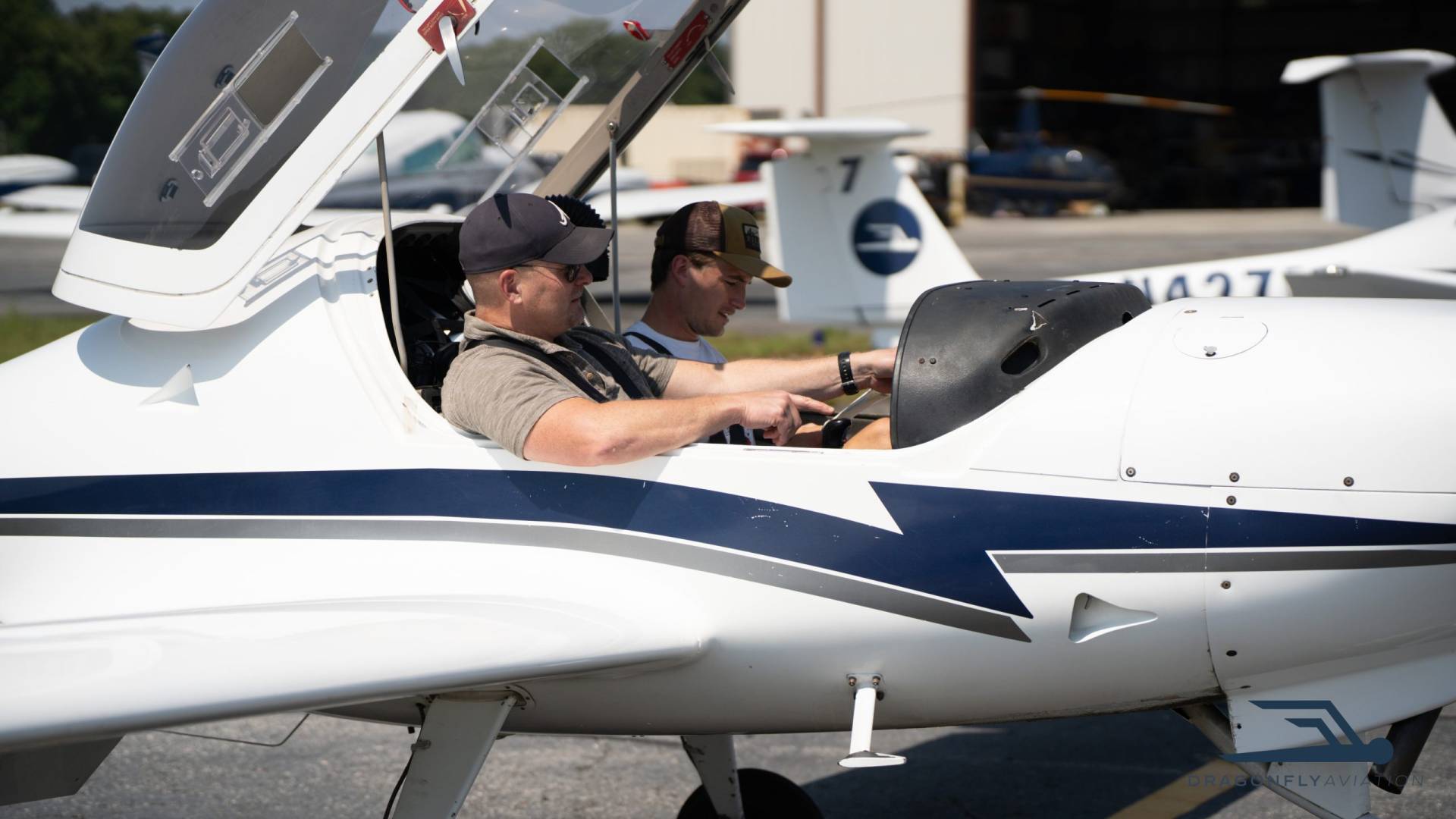 single-engine, two seat, tricycle gear, low-wing monoplane Dragonfly Aviation DA20-C1 aircraft