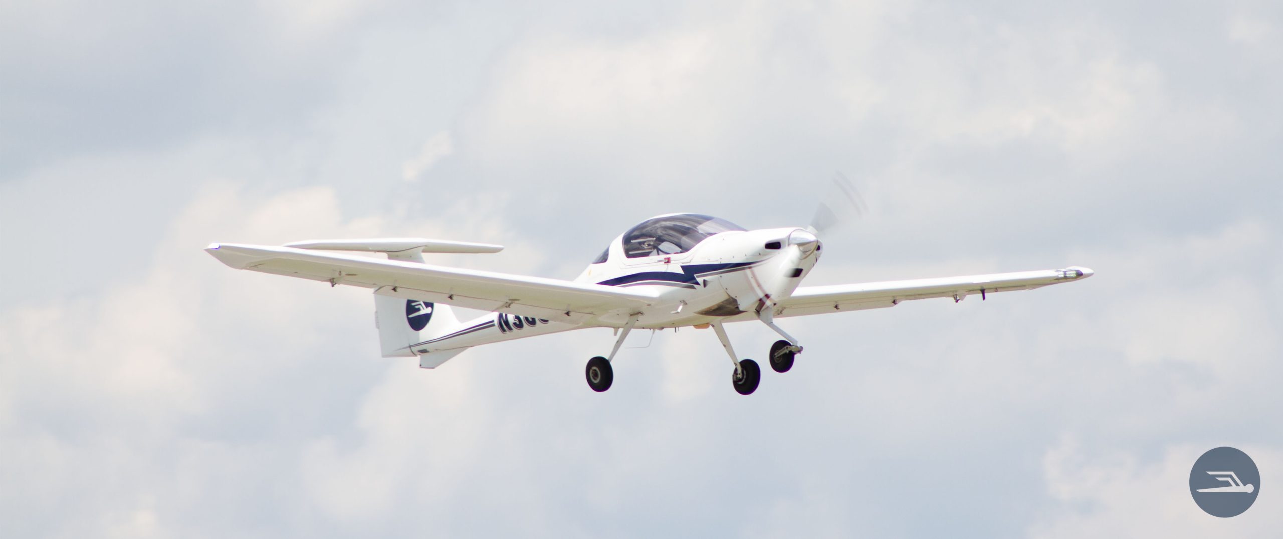 N363DA in flight