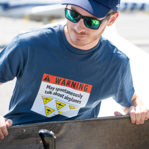 May Spontaneously Talk about Airplanes Tee