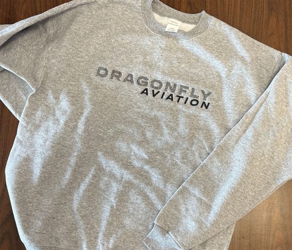 Dragonfly Aviation Embroidered Crewneck Sweatshirt - Image 3