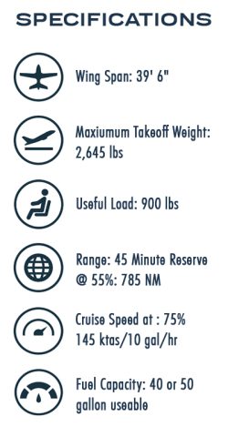 DA40 SPECIFICATIONS